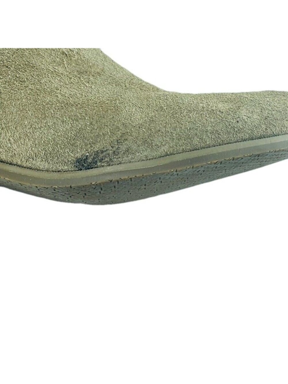 BANDOLINO Boot Erissa Taupe Suede Leather Ankle Round Toe Low Stacked Heel Weste - Picture 7 of 11